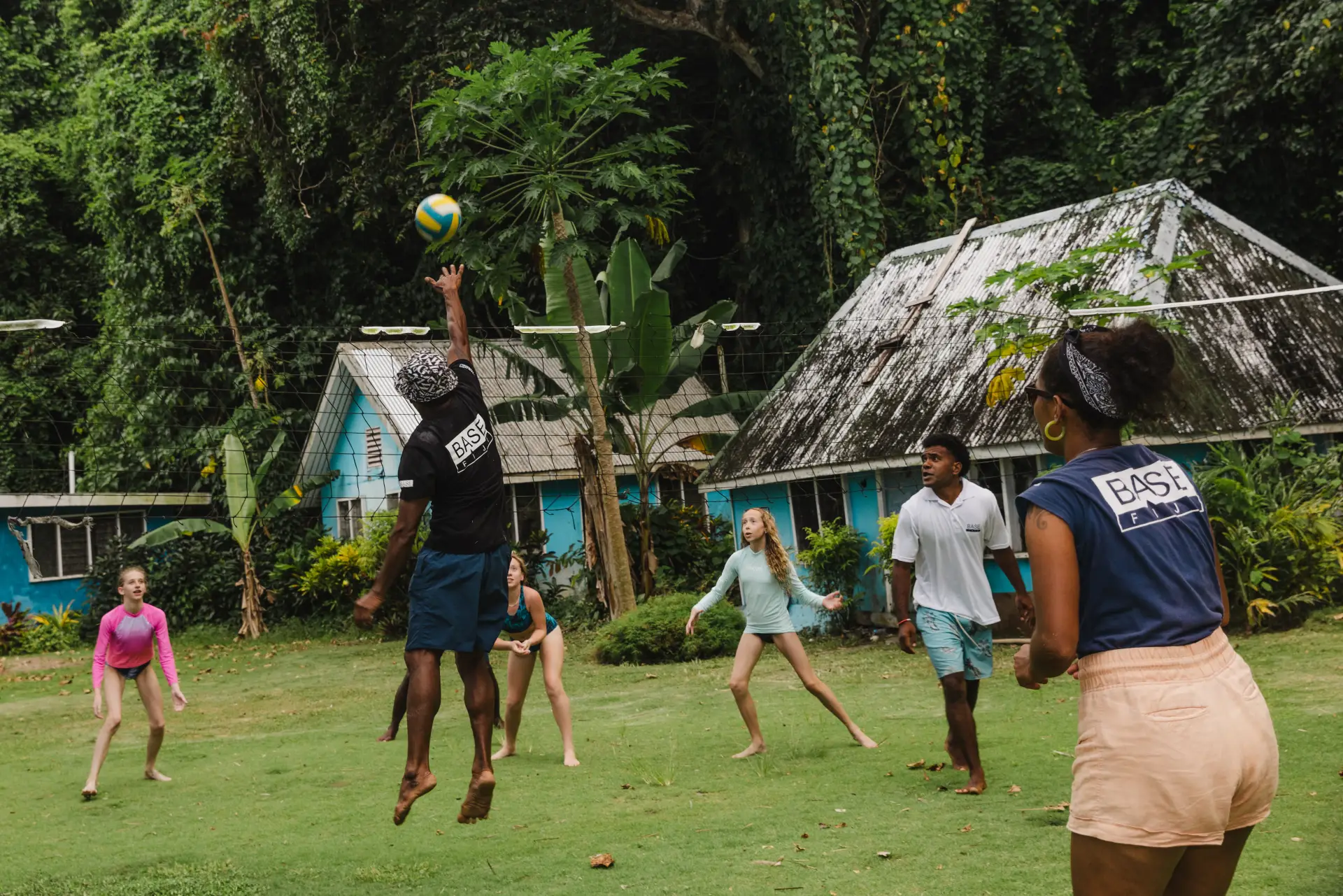 Guests on island trip